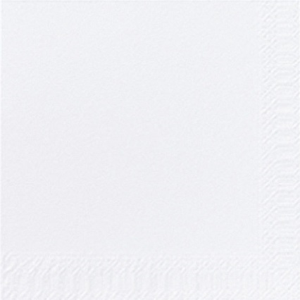 Servet 40x40cm 2-Laags Wit 4vw Servet 40x40cm 2-Laags Wit 4vw