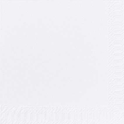 Servet 40x40cm Airlaid Wit 4vw 60gr