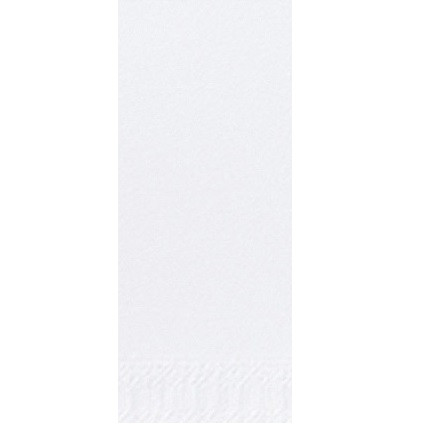 Servet 40x40cm Airlaid Wit 8vw 45gr