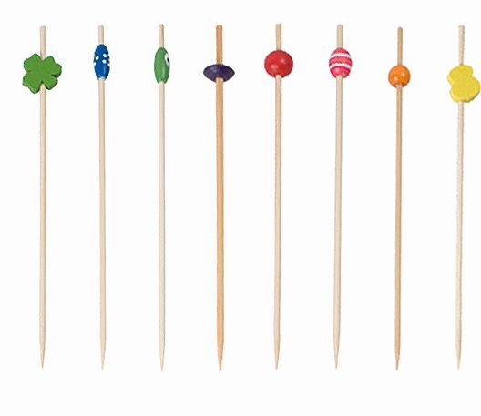 Diverse kleuren prikkers 12cm 100st