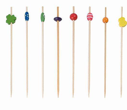 Diverse kleuren prikkers 12cm 100st