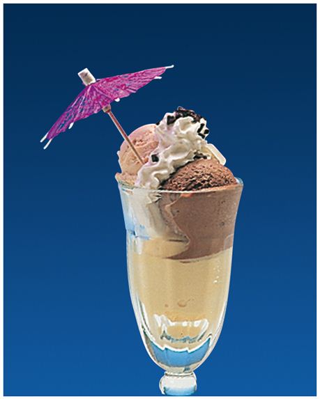 IJsdecoratie Paraplu Roze 9cm