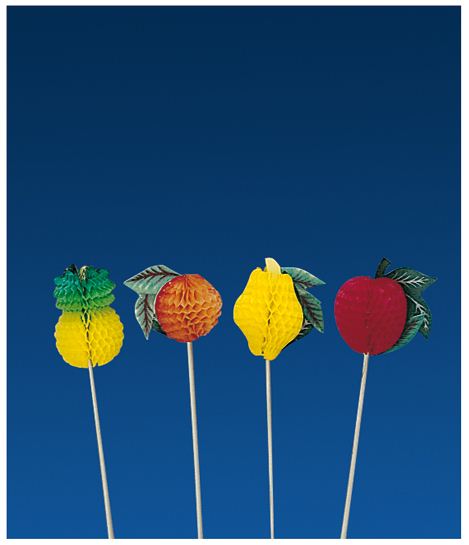 IJsdecoratie Assorti Fruit 10cm