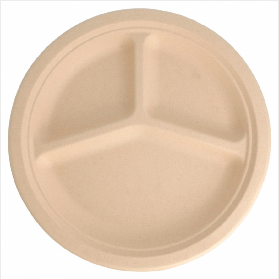 Bord Suikerriet Rond 3vkØ26cm Bruin Bord Suikerriet Rond 3vkØ26cm Bruin