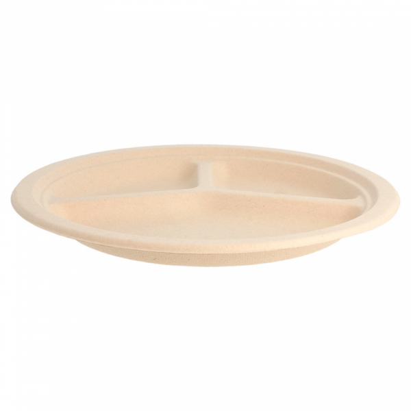 Bord Suikerriet Rond 3vkØ26cm Bruin Bord Suikerriet Rond 3vkØ26cm Bruin