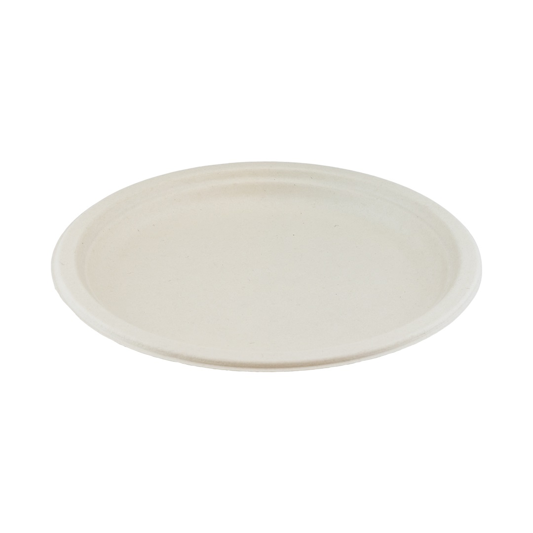 Bord Suikerriet Rond Ø26cm Bruin