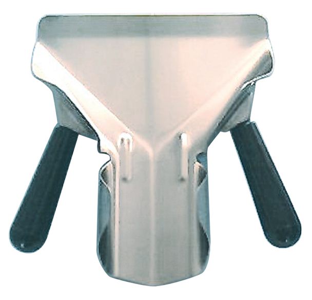 Frietschep 2 Handgrepen Staal