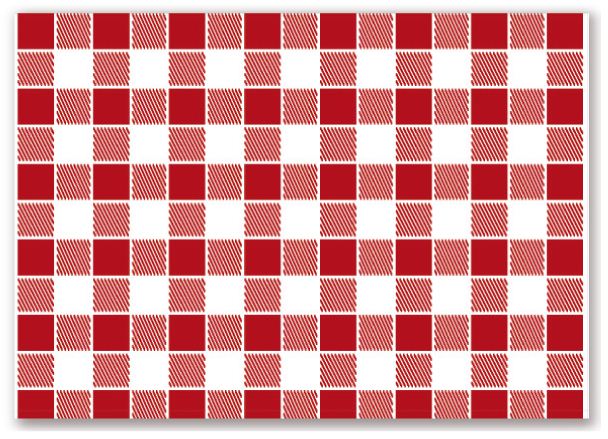 Placemat Rode Ruit Placemat Rode Ruit