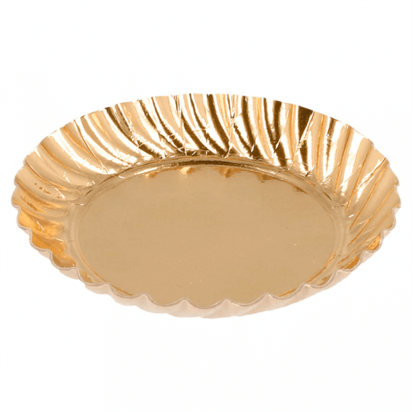 Mini Schaaltje Karton Goud Mini Schaaltje Karton Goud