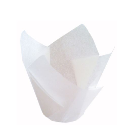 Muffin Cup Tulip Wit 11x11cm Muffin Cup Tulip Wit 11x11cm