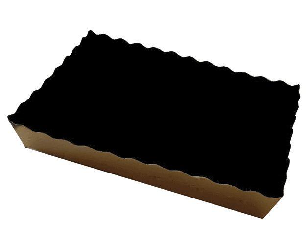 Goudplaat + rand 13x9x3.5cm