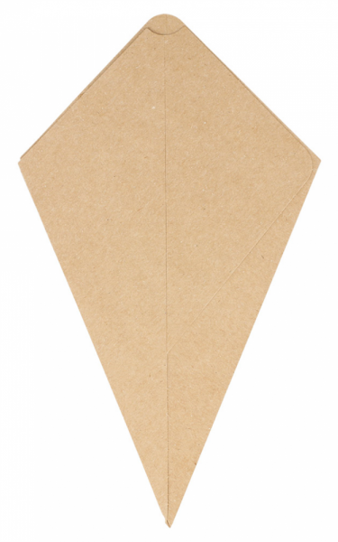 Puntzak Kraft Bruin + Vak 22x13cm Puntzak Kraft Bruin + Vak 22x13cm