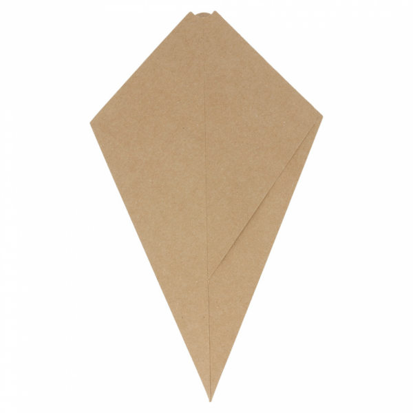 Puntzak Kraft Bruin + Vak 27x16cm Puntzak Kraft Bruin + Vak 27x16cm