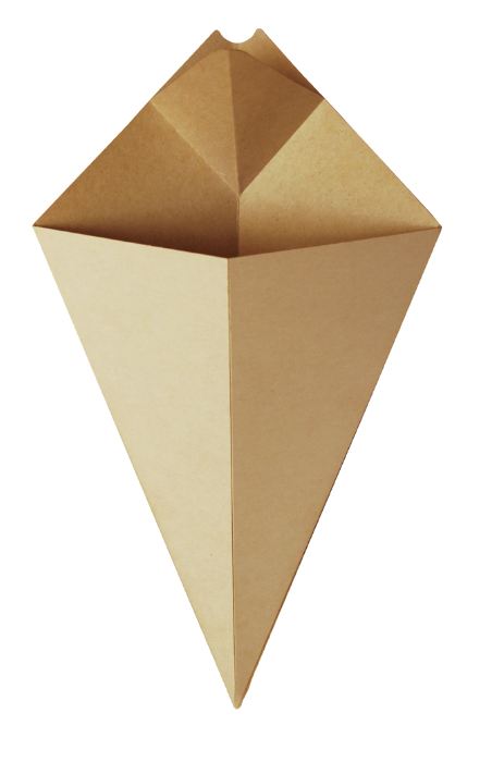 Puntzak Kraft Bruin + Vak 27x16cm Puntzak Kraft Bruin + Vak 27x16cm