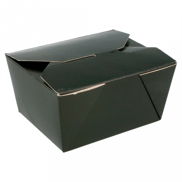 Menubak Karton 1-Vaks Zwart 780cc