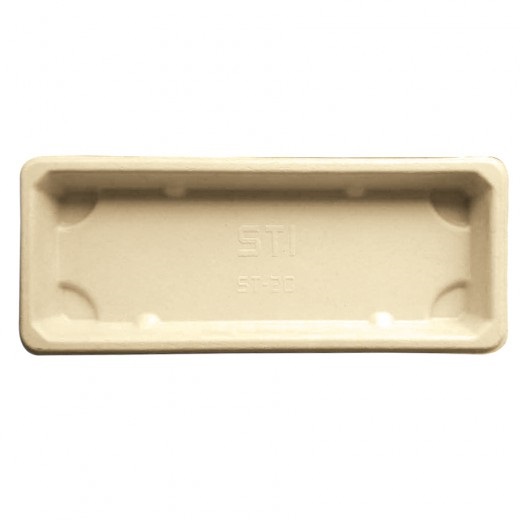 Sushi Tray Suikerriet 22x9cm Bruin Sushi Tray Suikerriet 22x9cm Bruin