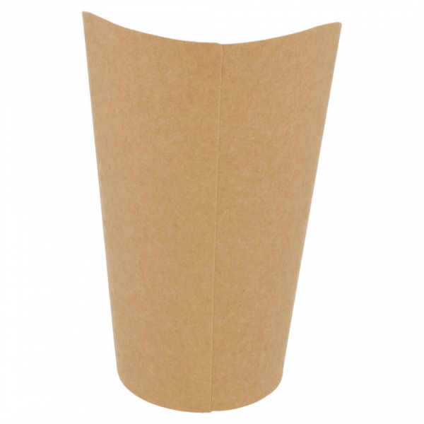 Frietscoop Karton Ø9x14cm Bruin Frietscoop Karton Ø9x14cm Bruin