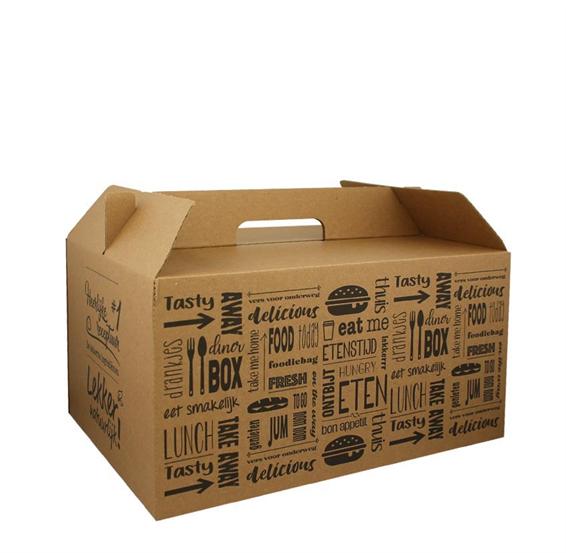 Take Away Box Natuurlijk 28x20x15cm