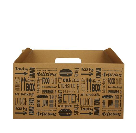 Take Away Box Natuurlijk 28x20x15cm Take Away Box Natuurlijk 28x20x15cm