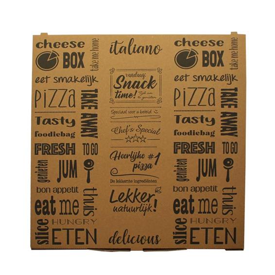 Pizzadoos Natuurlijk 32x32x3cm