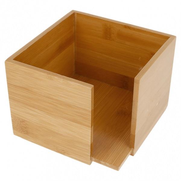 Servettenhouder Bamboe 14x14x10cm