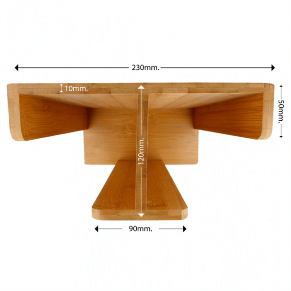Glazenhouder Bamboe 23x12x30cm Glazenhouder Bamboe 23x12x30cm