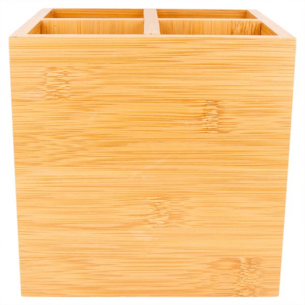 Bestekhouder Bamboe 15x15x15cm Bestekhouder Bamboe 15x15x15cm