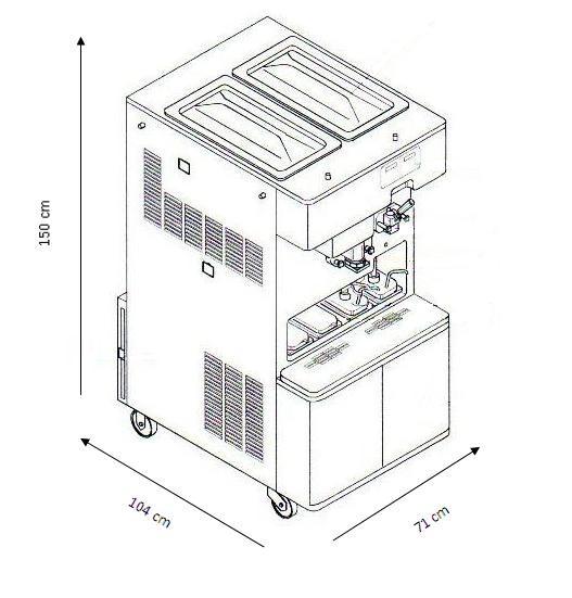 Carpigiani GK3 Combinatiemachine Carpigiani GK3 Combinatiemachine