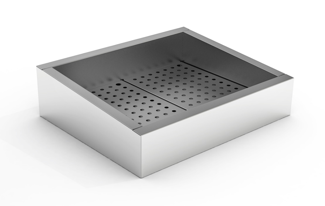 Crushed Ice Bak 2/1 GN Schuin RVS Crushed Ice Bak 2/1 GN Schuin RVS