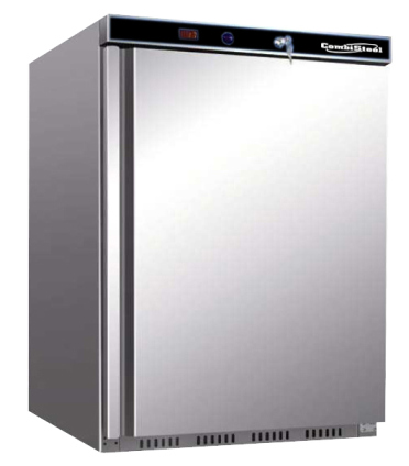 Koelkast rvs 1 deur 130L