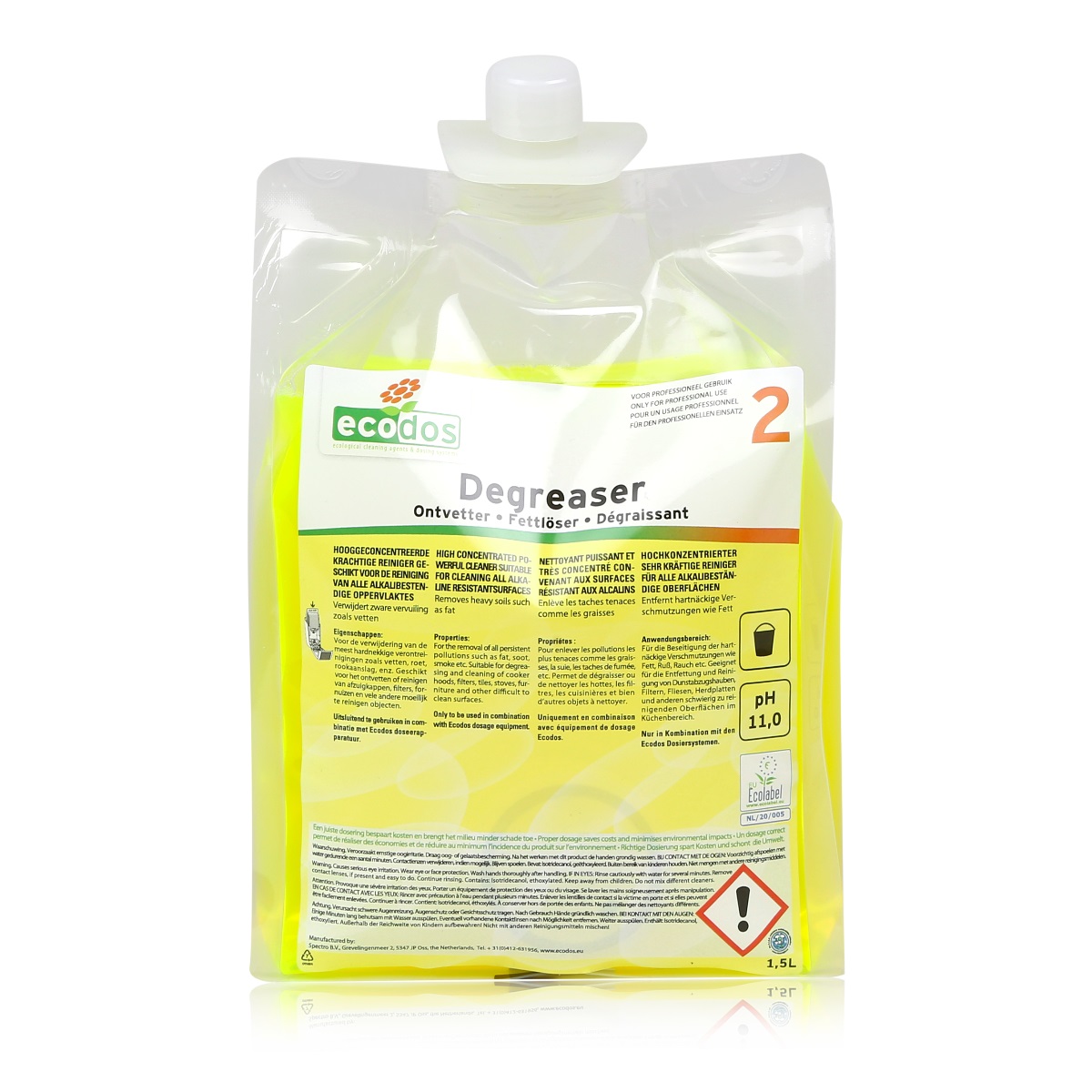 Ecodos Ontvetter Navulling