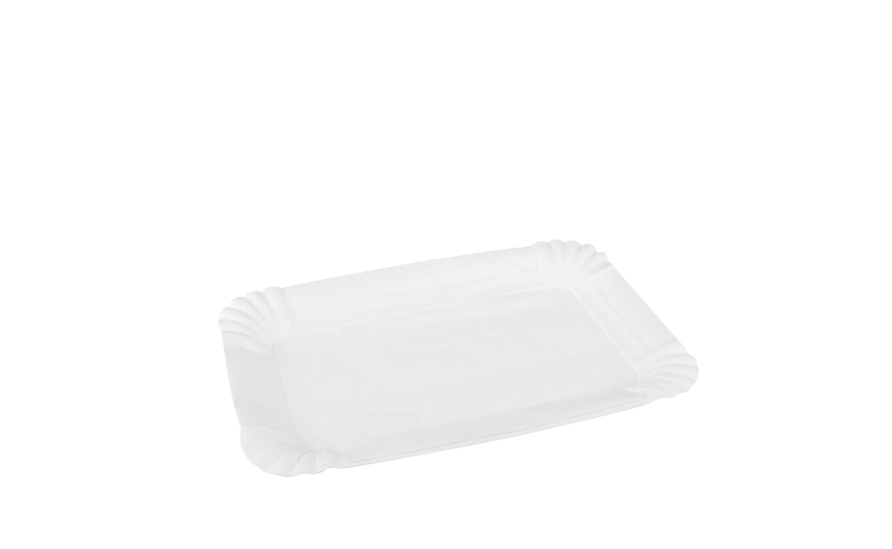 Schaaltje Karton 10x16cm Wit