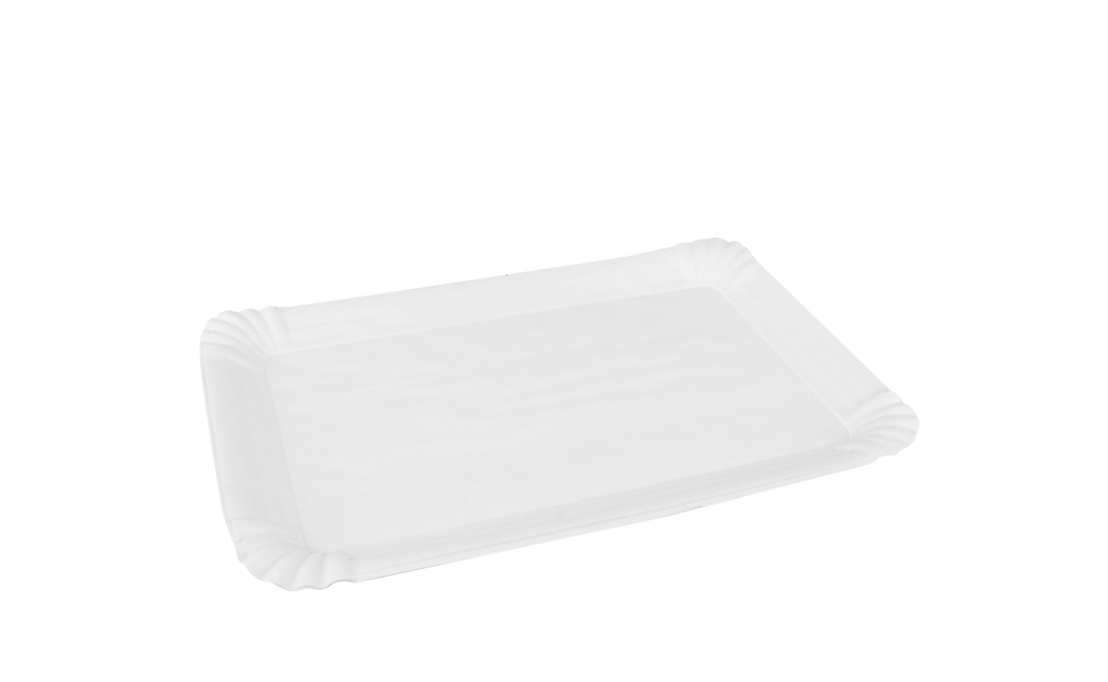 Schaaltje Karton 13x20cm Wit