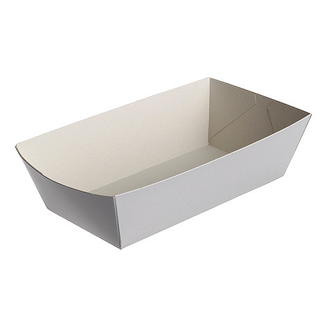 Frietbakje Karton KA7 14x7x5cm Wit