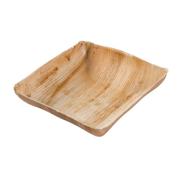 Schaal Palmblad Hoekig Bio 17x17cm