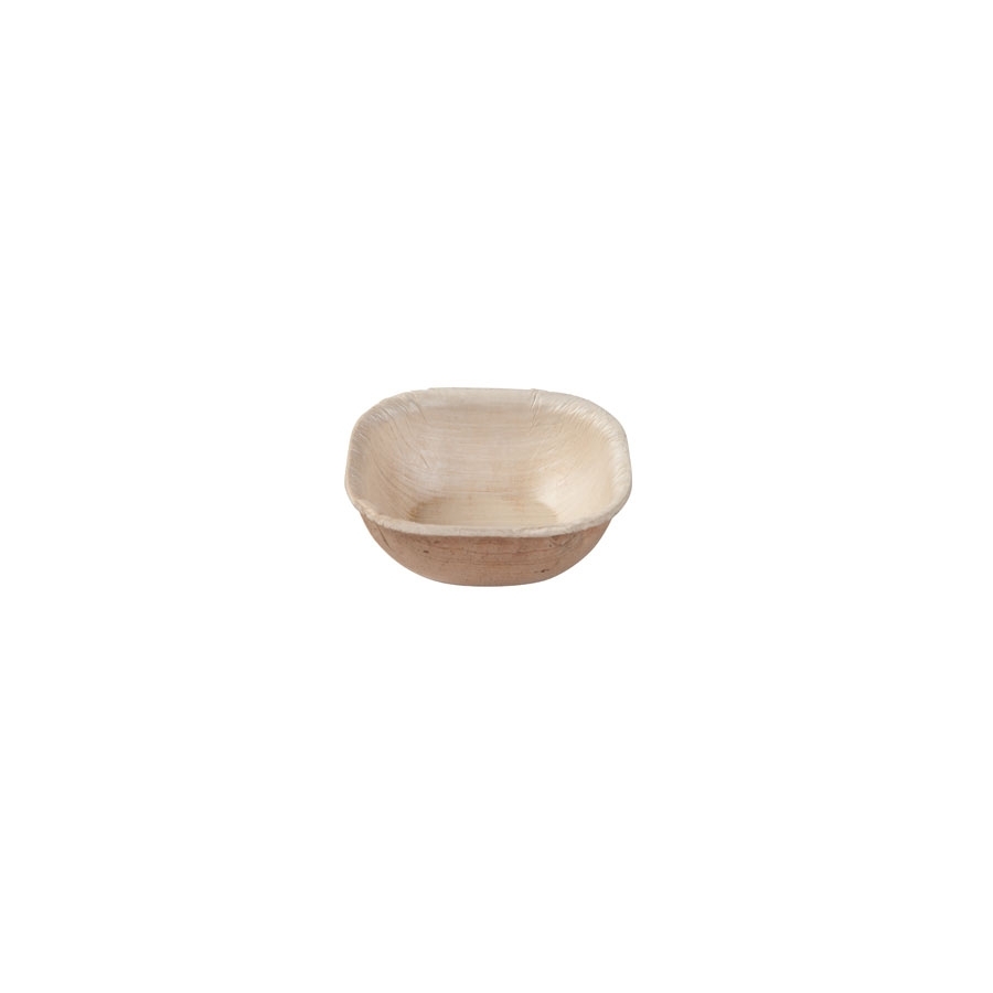 Dipschaaltje Palmblad Hoekig 5x5cm Dipschaaltje Palmblad Hoekig 5x5cm