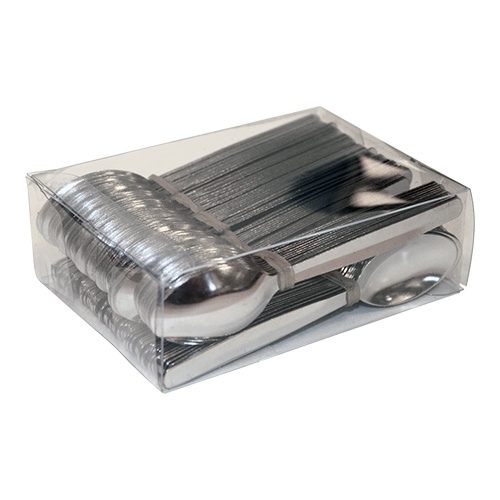 Theelepels RVS in Koker 110mm120st