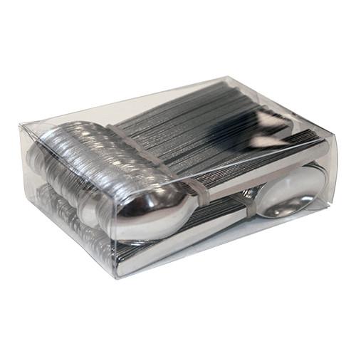 Theelepels RVS in Koker 120st