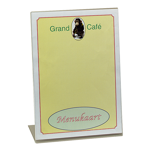 Menustandaard A4 Acryl.M/Voet 880 Menustandaard A4 Acryl.M/Voet 880