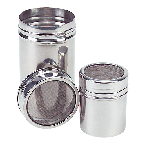 Poedersuikerstrooier RVS 8cm Hoog Poedersuikerstrooier RVS 8cm Hoog