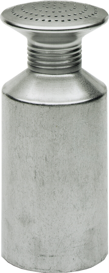 Zoutstrooier Aluminium 80x195mm Zoutstrooier Aluminium 80x195mm