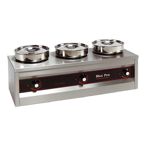 Foodwarmer 4,5 liter 3 pannen Foodwarmer 4,5 liter 3 pannen