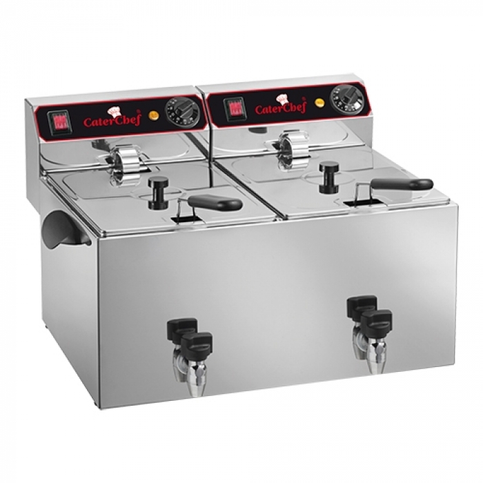Friteuse Caterchef 9+9ltr Friteuse Caterchef 9+9ltr