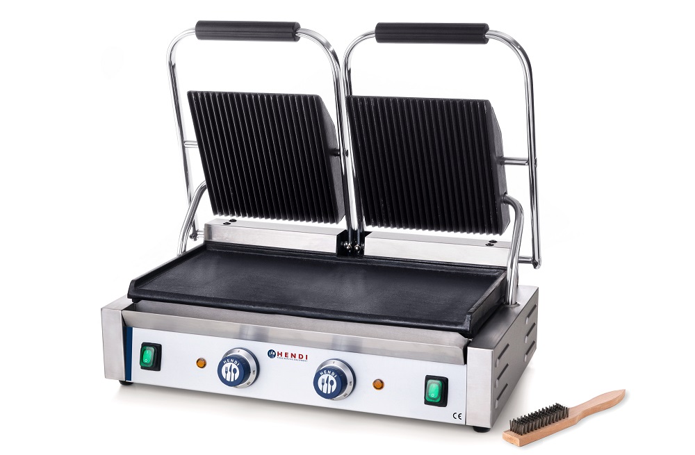 Contactgrill Dubbel Boven Geribd