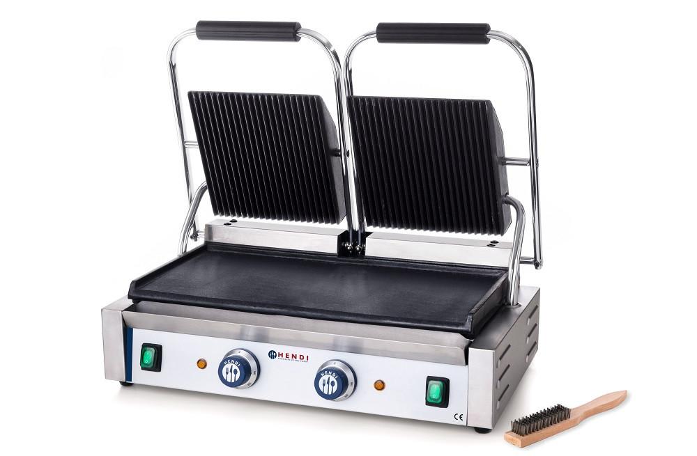 Contactgrill Dubbel Boven Geribd