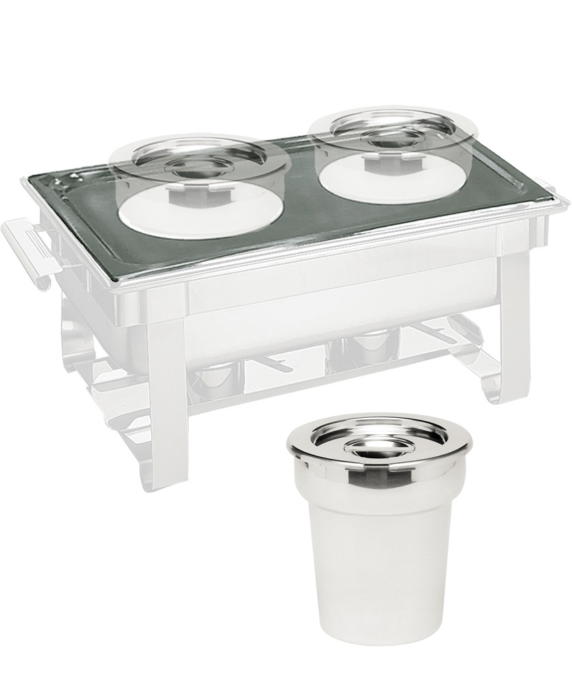Bain-Marie Pot M/Deksel4,2L Bain-Marie Pot M/Deksel4,2L