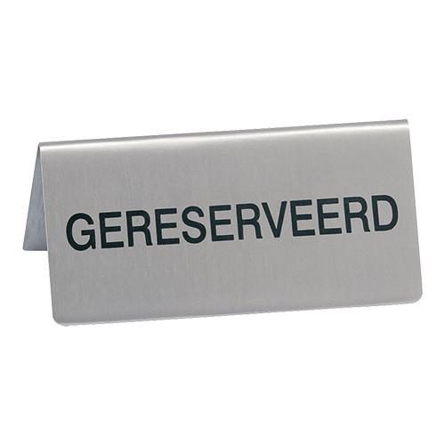 Tafelbord "gereserveerd"