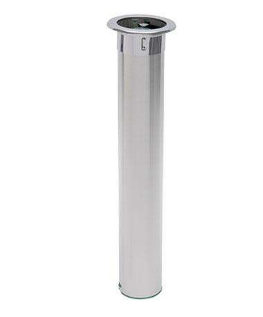 Inbouw bekerdispenser Ø 56-81mm- RVS Horizontaal