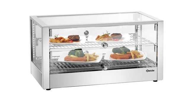 Warmhoudvitrine 2 niveau's Warmhoudvitrine 2 niveau's