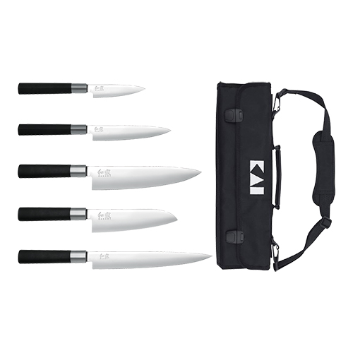 Messenset 5-delig KAI+foudraal